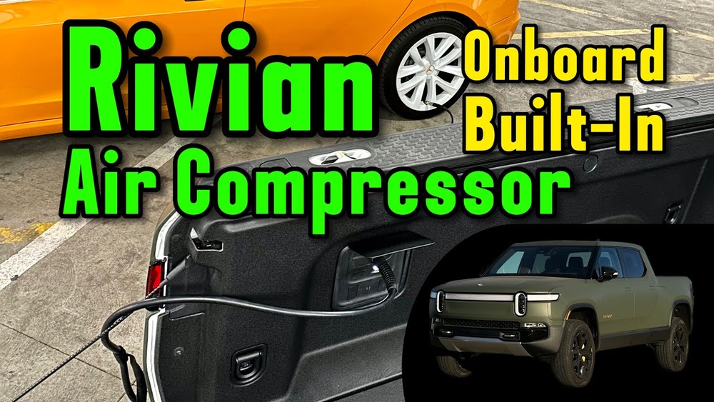How to Use Rivian Air Compressor